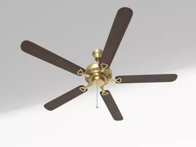 Ceiling Fan 09 Low-poly 3D model