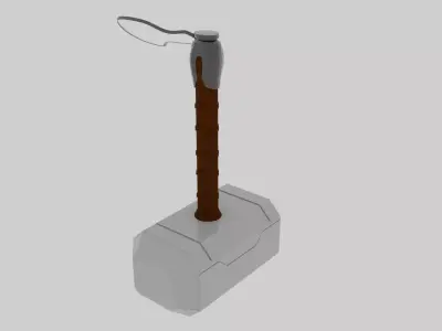Thor Hammer 4K PBR Game Ready 3D Model 3D model