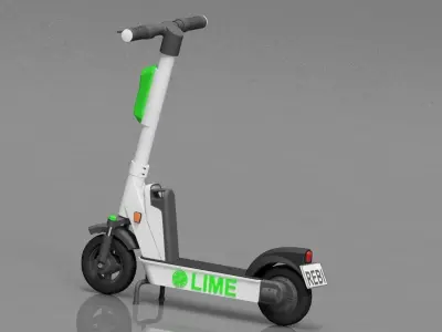 Lime electric scooter 3D print model