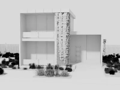 Architecture building 3D model get