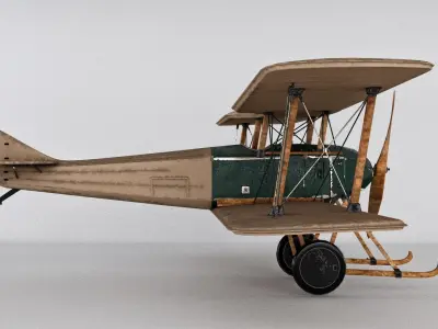 SPAD war Aircraft 3D model 3D model