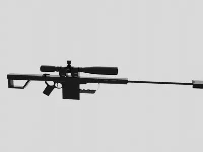 Barrett M82 3D model