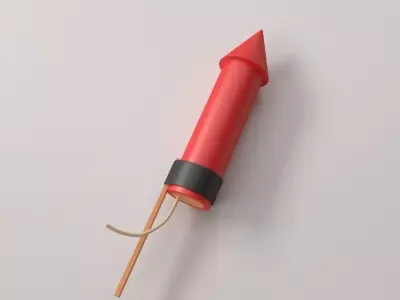 Rocket Firework 3D model