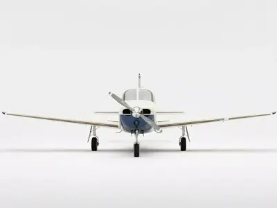 Beechcraft Bonanza G36 Low-poly 3D model