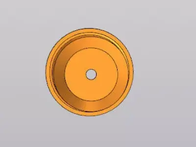 Cylindrical Bushing Sleeve - Mechanical Bearing Part 3D model