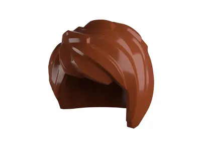 Custom3Dprint Minifigure Accessory - Minifigure Hair S2 - 083 3D print model