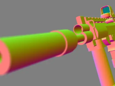 Scar - H Low Polly Low-poly 3D model