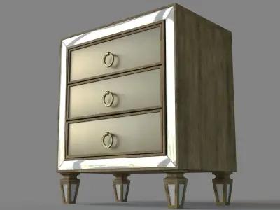 Bedroom Sanctuary Nightstand 3D model
