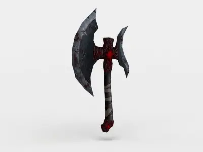 Axe Low-poly 3D model buy