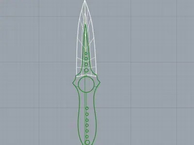 NINJA KNIFE GRIFFIN EDITION 3D model