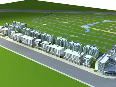 Commercial Building 3D model 119