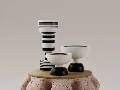 JARRONES DECORATIVOS - FLOREROS - VASOS 3D print model 6
