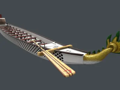 IDBF Dragon Boat 3D model