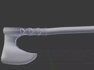 Viking Axe Free 3D model get