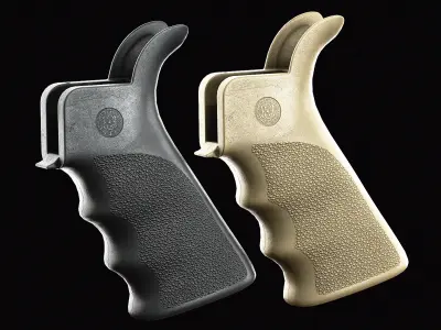 Hogue Overmolded AR Grip Low-poly 3D model