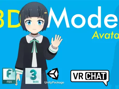 Akira Shinonome VRChat  3D model