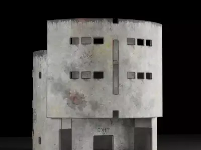 Old Castle Low-poly 3D model
