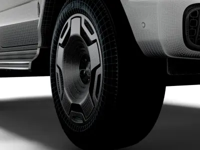 Mercedes Benz Concept EQG 2022 wheel 3D model
