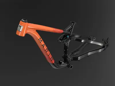 MTB frame  Low-poly 3D model