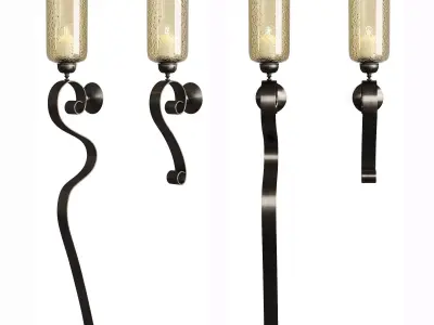 Joselyn Candle Sconce 3D model