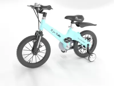 Rabbit Tiny Toes Rapid Bicycle for Unisex Kids 3D model