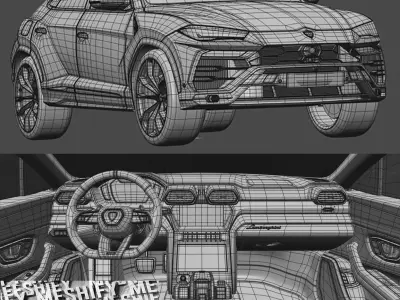 Luxury Performance SUV 3D model