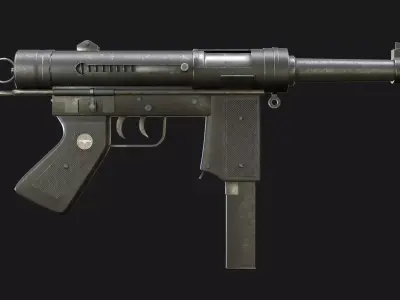 Submachine gun Halcon ML63  3D model