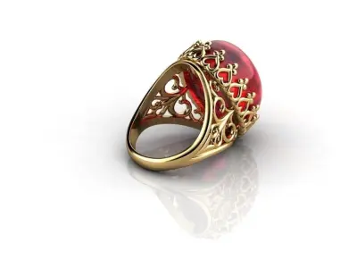 Antique Ring Free 3D print model