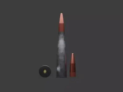 Ammo 762x54R 3D model