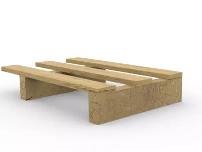 Display pallet 400x600mm Free low-poly 3D model