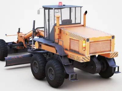 Motor Grader 3D model shop
