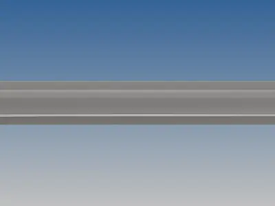 British Standard-EN13674 50E4 rail 3D model