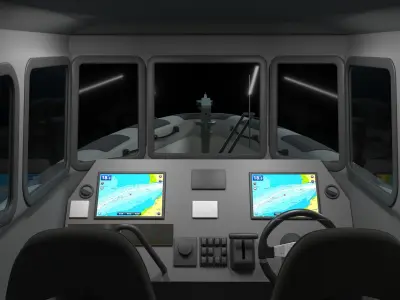 Tactical Rib boat 3D model