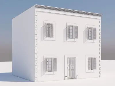 Mexican House 3D model 4