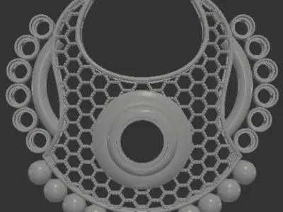 Antique Chain Pendent 3D model