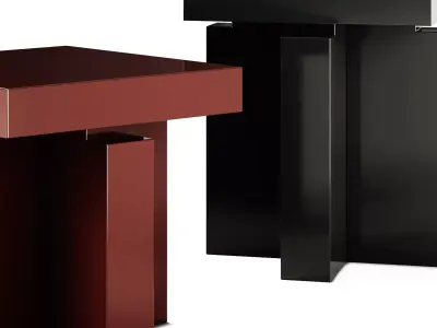  Malta Stool Pewter or Side Table Studioutte 3D model