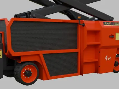 Electric Scissor Lift Compact 3D model