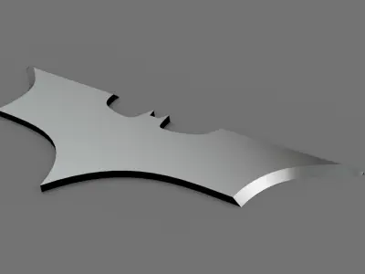 Batman Begins Batarang  Free 3D model