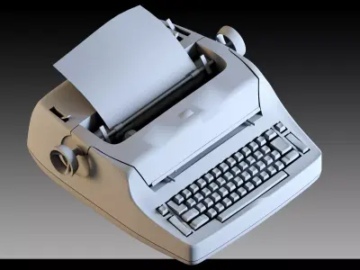 Vintage Typewriter Collection- 3D Models 3D model