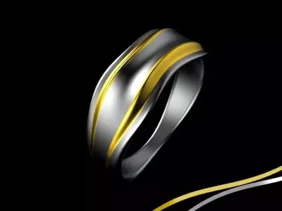Ring Design 3D model purchase