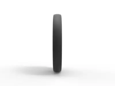 Front wheel from dragster 3D model