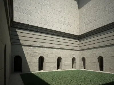 classical building 3D model by Brykmann