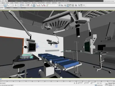 Surgery Room - Complete 3D model