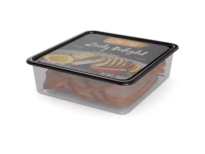 Dried meats Smoked Turkey Breast 3D model