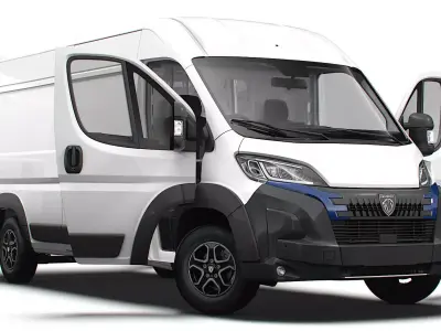 Peugeot Boxer Van L3H2 HQ Int 2026 UKspec 3D model