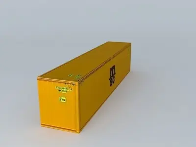 MSC Container 40 Free 3D model