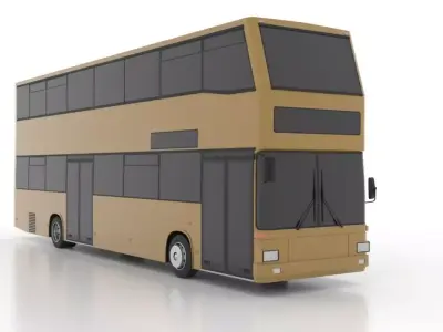 MAN 592 SD202 Low Low-poly 3D model