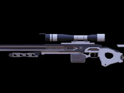 Sniper Rifle Free 3D model buy