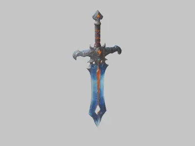Short Sword Low-poly 3D model buy