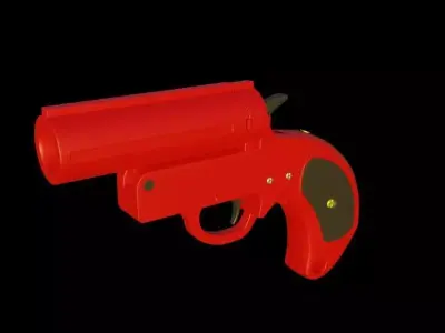 Flare Gun Free 3D model
